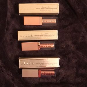 Stila glitter and glow liquid eyeshadows!